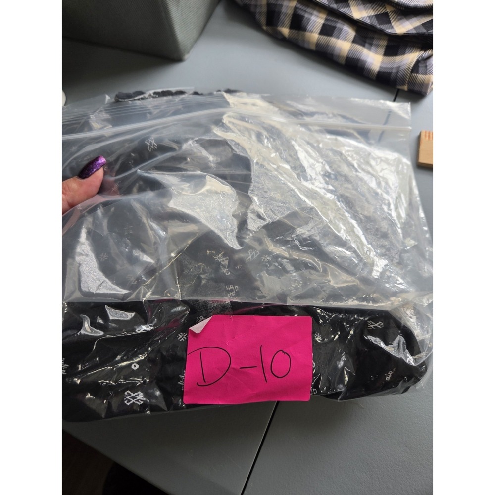 Torrid Challis Pull On Wide Leg Pants Plus Size 5 Tall High Rise Black White - Picture 6 of 6